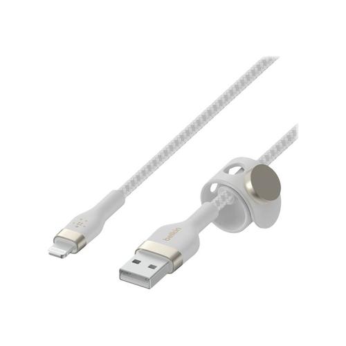 Belkin BOOST CHARGE - Câble Lightning - USB mâle pour Lightning mâle - 2 m - blanc