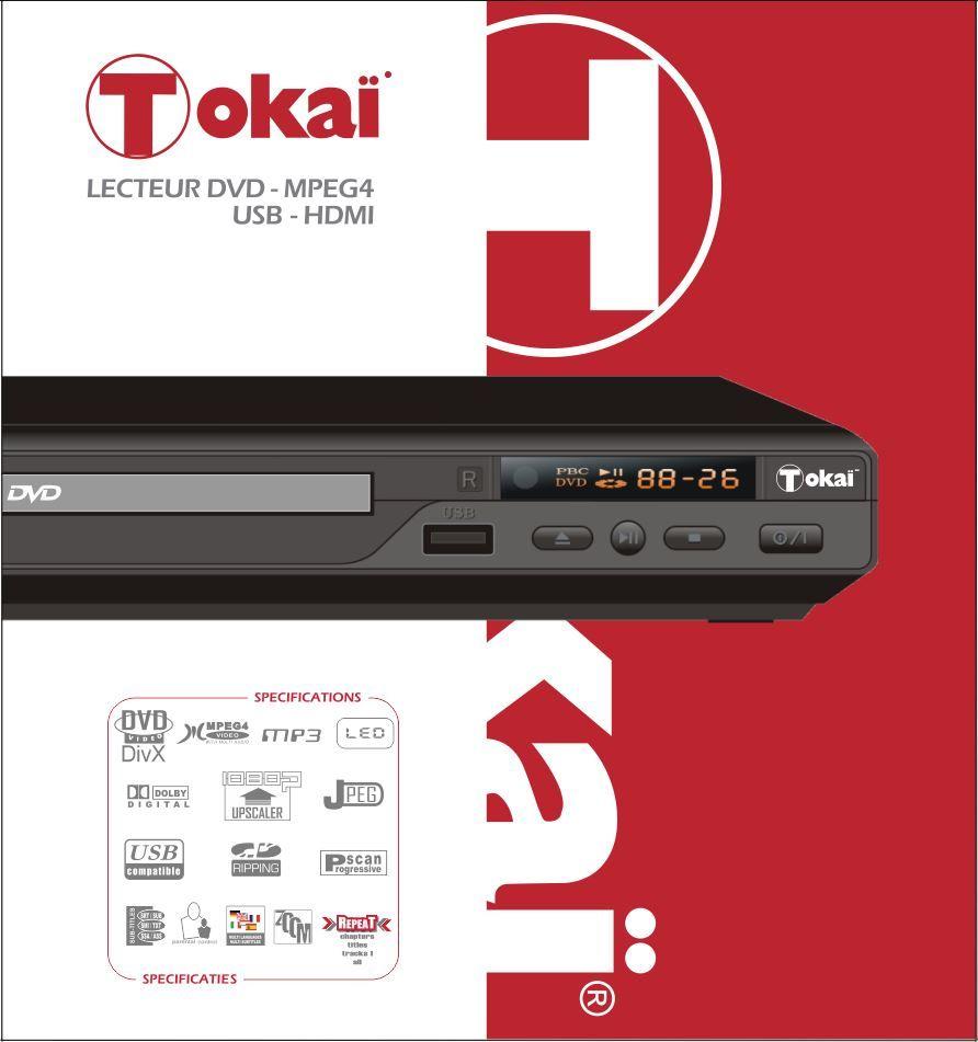Nikkei - Nikkei Lecteur DVD avec HDMI ND220H 11 W Noir - Lecteur DVD - Rue  du Commerce