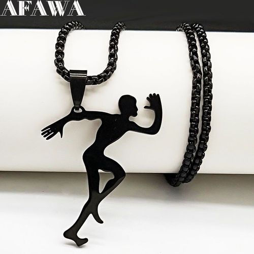 Collier Et Pendentif En Acier Inoxydable Pour Femmes, Long Et Argenté, Bijou Colgante N616s01, 2021
