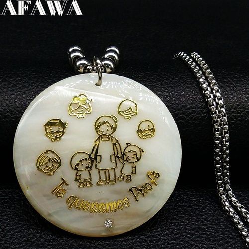 Colliers Et Pendentifs En Acier Inoxydable Pour Femmes, Bijoux Gargantilla K77377b, Collection 2021