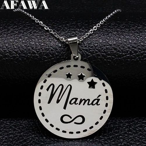 Colliers Et Pendentifs En Acier Inoxydable Pour Femmes, En Émail Noir, Couleur Argent, Boucle Sans Fil, Bijoux Bisteria N706s01