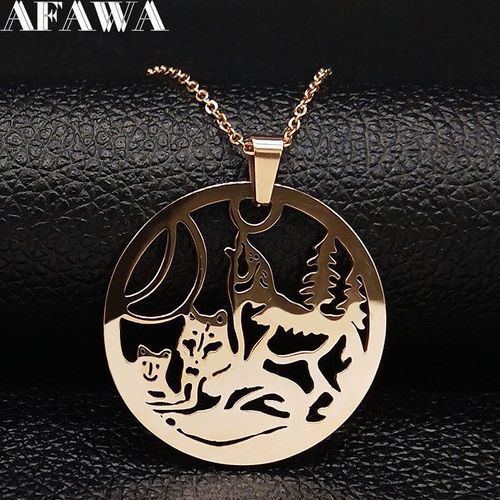 Collier En Acier Inoxydable À La Mode Pour Femmes, Couleur Rose, N18960, 2021