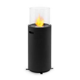 Blumfeldt Cheminée à l'éthanol Fiamme Tamburo brûleur en acier inoxydable 0,8 litre 4-5 h de combustion