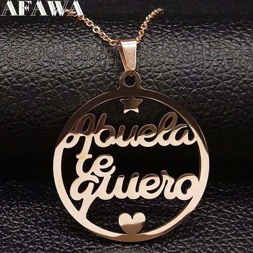 Collier En Acier Inoxydable Pour Femmes, Chaîne De Couleur Rose, Bijoux, N18962, 2021