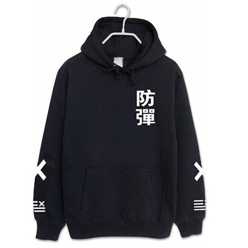 Envoie De France Sweat Pull Capuche Noir Bts Army Suga Jin Jimin Jung Kook Unisexe