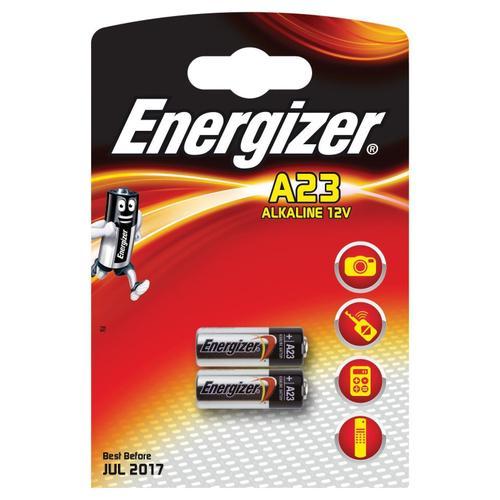 2 x Pile alcaline A23 12V Energizer E23A 55mAh