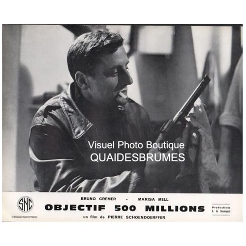 Objectif 500 Millions : Jeu De 16 Photos D'exploitation Cinématographique - Format 24,5x30 Cm - De Pierre Schoendoerffer Avec Bruno Cremer, Marisa Mell, Jean-Claude Rolland, Etienne Bierry - 1965