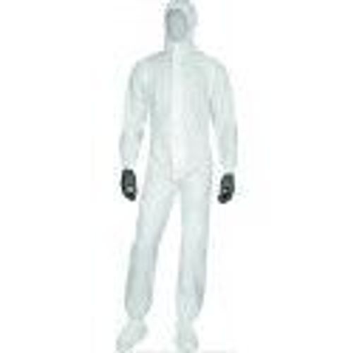 Combinaison jetable à cagoule blanche taille M type 5/6 DELTA PLUS
