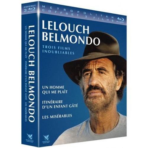 Claude Lelouch / Jean-Paul Belmondo : Un Homme Qui Me Plaît + Itinéraire D'un Enfant Gâté + Les Misérables - Édition Spéciale - Blu-Ray