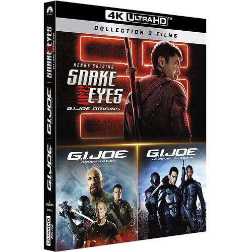 Collection 3 Films : Snake Eyes : G.I. Joe Origins + G.I. Joe : Conspiration + G.I. Joe : Le Réveil Du Cobra - 4k Ultra Hd