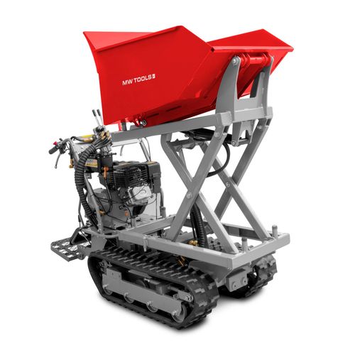 Minidumper à chenilles élévateur ciseaux benne basculante 500KG 10CH 8 vitesses Torros MRS500H6