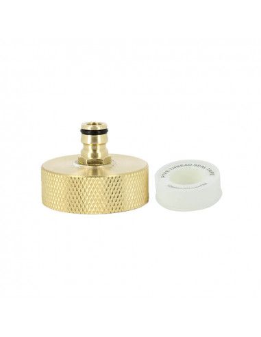 Raccord cuve eau S60X6 Laiton - Embout rapide