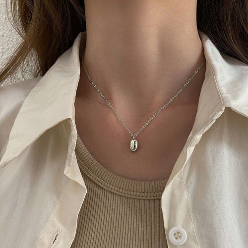Collier En Forme De Goutte D'eau Pour Femmes, Chaîne À Clavicule, En Argent Sterling 925, Doré, Bijoux De Fête, Cadeaux