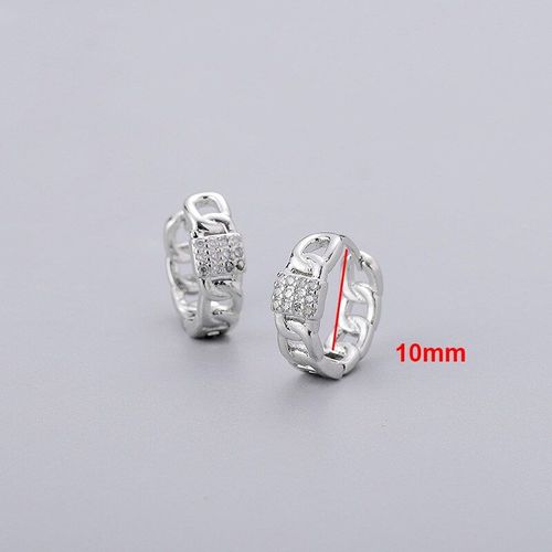 Boucles D'oreilles En Argent Sterling 925 Pour Femme, Anneau En Zircon Doré Français, Vente En Gros