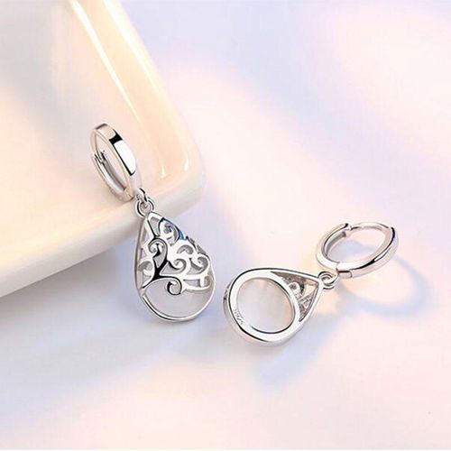 Boucles D'oreilles En Argent Sterling 925 Pour Femmes, Bijoux De Fête, Pierre De Lune, Opale, En Forme De Goutte D'eau, Meilleurs Cadeaux S-E321