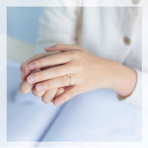 Bague Ajustable En Argent Sterling 925 Pour Femmes Et Filles, Bijou Tendance, Couleur Argent, Branches D'olivier, Cadeau De Noël, S-R231