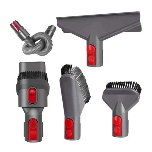 Kit de fixation d'accessoires pour aspirateur Dyson V7 V8 V10 V11, tête de brosse douce, lavable et réutilisable, 6 pièces