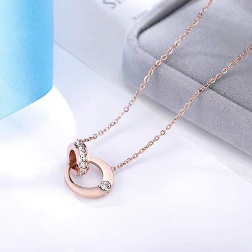 Collier En Titane Et Acier Pour Femmes, Chaîne De Clavicule Simple Et Exquise, Bijoux, Accessoires, Cadeau D'anniversaire, Fête