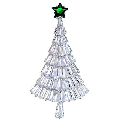 Broche En Cristal Zircone Cubique Pour Femme, Accessoire De Mode, Brillant, 2 Couleurs Disponibles