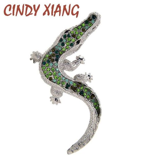 Broches Crocodile En Forme De Lézard Gecko, Pour Femmes Et Hommes, Bijoux De Luxe En Métal, Broches D'animaux, Vintage, Nouvelle Collection