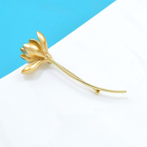 Broche Fleur En Strass Pour Femmes, Nouvelle Mode, Élégante, De Mariage, Plante En Cristal, Bijoux De Fête, Amis