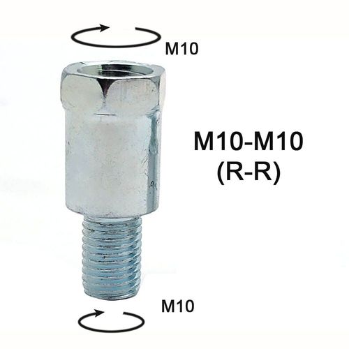 Adaptateurs De Rétroviseur Moto M10 10mm 8mm M8 Dans Le Sens Des Aiguilles D'une Montre Dans Le Sens Inverse Des Aiguilles D'une Montre Droite Gauche Filetage Changement Vis D'augmentation