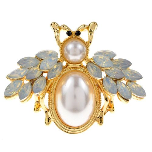 Broche Abeille En Strass Multicolore Pour Homme, Accessoire De Haute Qualité, Nouvelle Collection Automne Hiver