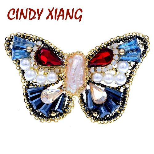 Broches En Forme De Coquille De Cristal Pour Femmes, Nouveau Design De Bijoux À La Mode, Broche Baroque D'insecte De Haute Qualité