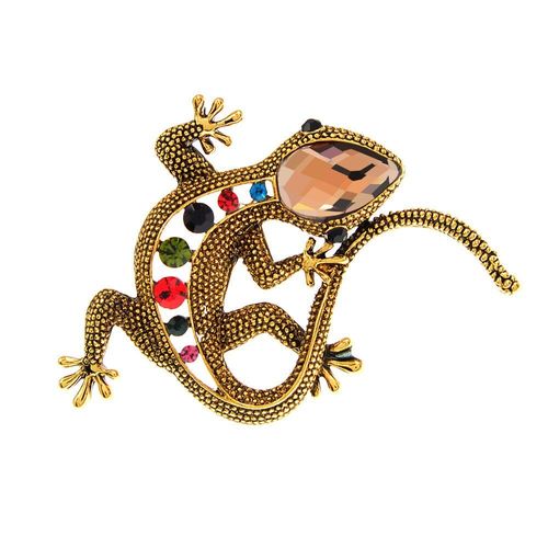 Broches En Métal Lézard Gecko Pour Femmes, Bijoux De Luxe, Mignons, À La Mode, Animaux, Vintage, Accessoires Pour Enfants, Nouvelle Collection