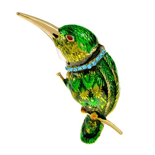 Jolies Broches En Émail Pour Femme, Strass, Mode Animal, ¿Il Rouge, Manteau D'hiver, Accessoires Pour Robe, Bon Cadeau