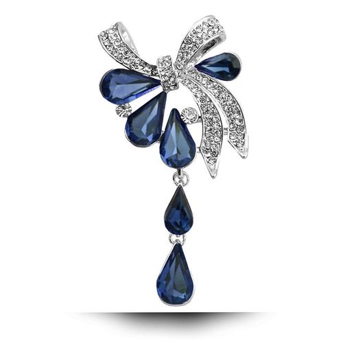 Broches À N¿Ud Pour Femmes, Strass, Style Goutte D'eau, Disponibles En 3 Couleurs, Nouvelle Collection Été 2018
