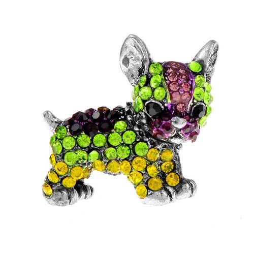 Broches En Strass Pour Chien, Petite Broche Animal Mignon, Vif, Bijoux Pour Femme