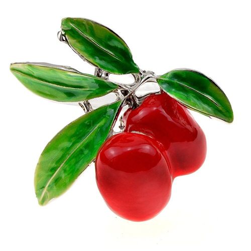 Jolies Broches En Forme De Fruit De Noix De Coco Verte Pour Femme, En Émail, Accessoires Pour Manteau, Nouvelle Collection