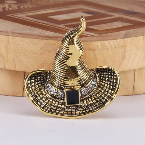 Broches D'halloween Pour Femmes Et Hommes, Nouvelle Mode, En Métal, Dessin Animé, Fantôme, Chapeau, Broche, Fête Amusante, Bijoux Cadeau