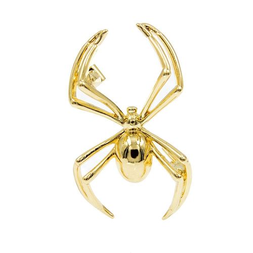 Broches Araignée En Alliage Argent Or Pour Femmes, Grandes Broches, Vintage, Mode, Bijoux Exagérés