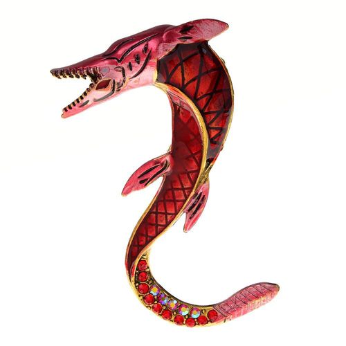 Broches Poisson Doré En Émail Pour Femmes, Design Mignon Avec Strass, Bijoux À La Mode, Cadeaux, 2 Couleurs, Nouvelle Collection