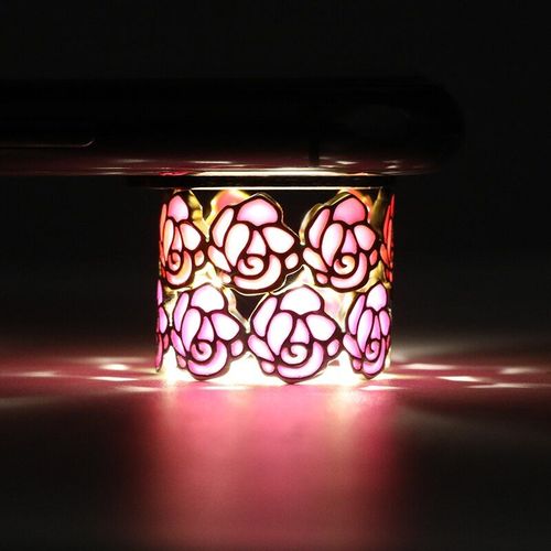 Bague Lumineuse Réglable En Forme De Rose Rouge, Pour Femme Et Homme, Bague Glamour Pour Anniversaire, Fleur Redimensionnable, Pour Banquet, Cocktail, Cadeau De La Saint-Valentin