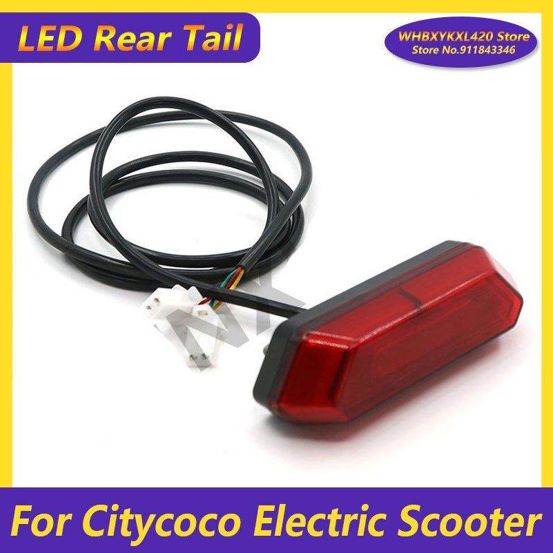 48v Led Arrière Queue Feu Arrière Sécurité Feu Arrière Feu Stop Sig...