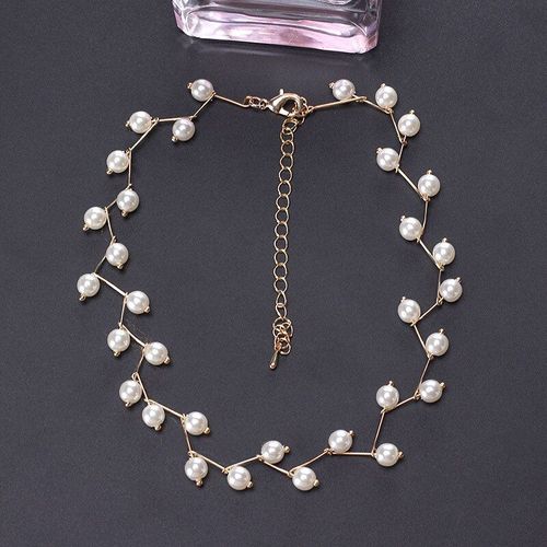 Colliers Ras Du Cou En Perles Pour Femmes, En Cristal Noir, Bijoux De Fête, Cadeaux De Mariage, Nouvelle Collection