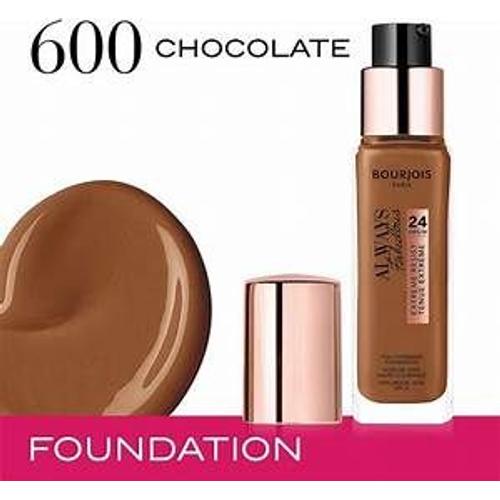 Fond De Teint Always Fabulous - 600 Chocolat - Tenue 24 Heures Marron