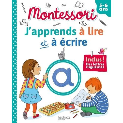 J'apprends À Lire Et À Écrire Montessori - Inclus ! Des Lettres Rugueuses
