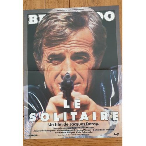 Affiche Cinéma Film culte Le Solitaire de Jacques Deray avec Jean