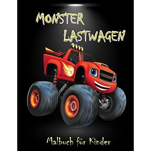 Monstertruck-Malbuch Für Kinder