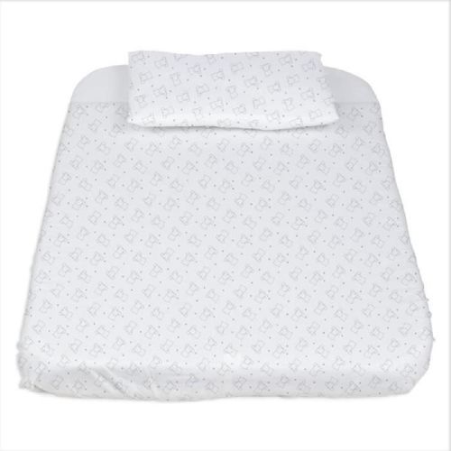 Chicco - Set 3 Pcs Next2me : Taie Oreiller + Drap Housse + Drap Bear
