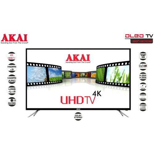 AKAI AK50M1466 - 50" - Télévision 4K UHD 127 CM