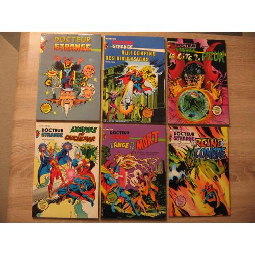 Lot De 6 Bd Docteur Strange N°S 1,  2, 3, 4, 5, 6 : Docteur  Strange - Aux Confins Des Dimensions - La Cité De La Peur - L'empire Du Cauchemar- L'ange De La Mort - La Reine De L'ombre