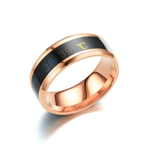 Bague Intelligente Sensible À La Température Pour Femmes Et Hommes, En Acier Et Titane, Bijoux Étanches, Nouvel Arrivage 2021