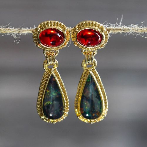 Boucles D'oreilles Pendantes En Forme De Goutte Pour Femmes, Classique, Mariage, Rouge, Résine, Bijoux À La Mode, Cadeau Indien, Vente En Gros, 2020, D270