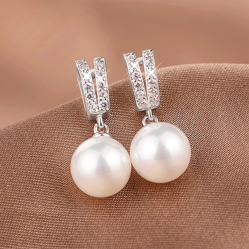 Boucles D'oreilles En Forme De Poire Pour Femmes, Accessoires Élégants, Simples Et Classiques, Bijoux De Haute Qualité, Tendance