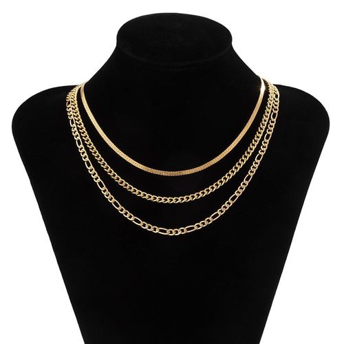 Ensemble De Colliers Punk, Chaîne En Os De Serpent, Pour Femmes, Steampunk, Vintage, Lien Fin Sur Le Cou, Bijoux De Couple, 3 Pièces/Ensemble